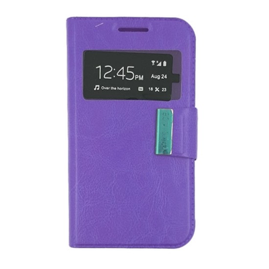 Capa flip para Smasung Galaxy J1 2016 Roxo